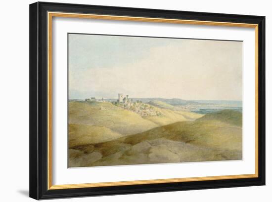 Pough Hill, Near Bude, Cornwall-Francis Towne-Framed Giclee Print