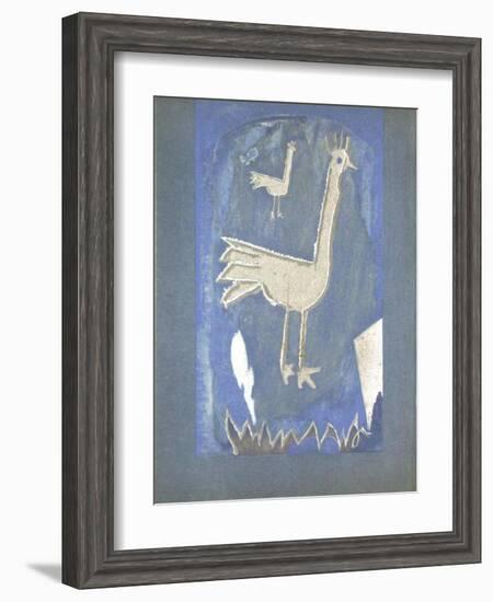 Poule-Georges Braque-Framed Collectable Print