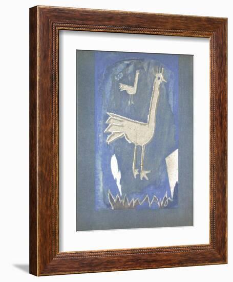 Poule-Georges Braque-Framed Collectable Print