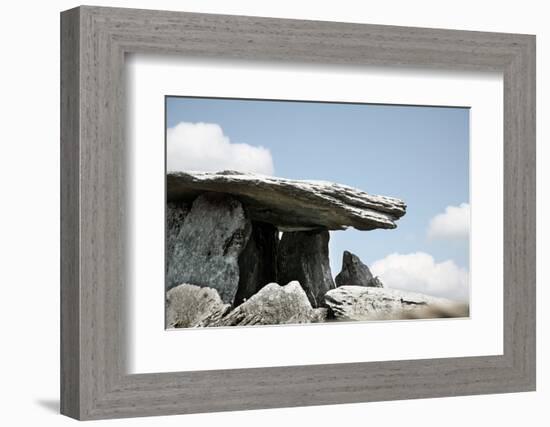 Poulnabrone Dolmen, Burren, County Clare, Neolithic Age, Hole of the Worries-Bluehouseproject-Framed Photographic Print