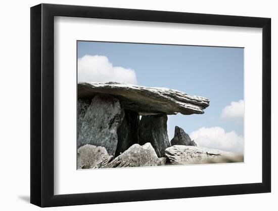 Poulnabrone Dolmen, Burren, County Clare, Neolithic Age, Hole of the Worries-Bluehouseproject-Framed Photographic Print