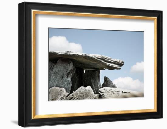 Poulnabrone Dolmen, Burren, County Clare, Neolithic Age, Hole of the Worries-Bluehouseproject-Framed Photographic Print