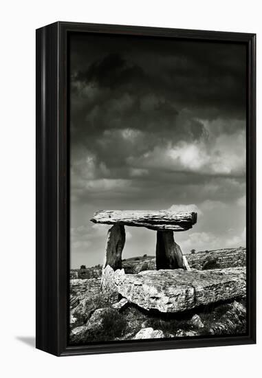 Poulnabrone Dolmen, Burren, County Clare, Neolithic Age, Hole of the Worries-Bluehouseproject-Framed Premier Image Canvas