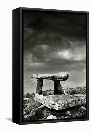 Poulnabrone Dolmen, Burren, County Clare, Neolithic Age, Hole of the Worries-Bluehouseproject-Framed Premier Image Canvas