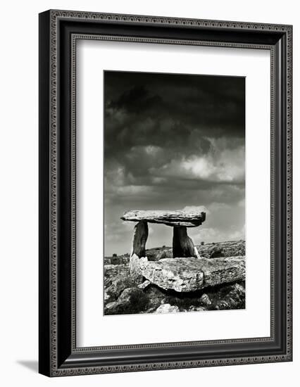 Poulnabrone Dolmen, Burren, County Clare, Neolithic Age, Hole of the Worries-Bluehouseproject-Framed Photographic Print