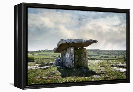 Poulnabrone Dolmen, Burren, County Clare, Neolithic Age, Hole of the Worries-Bluehouseproject-Framed Premier Image Canvas