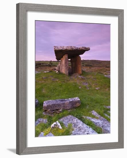 Poulnabrone Dolmen, the Burren, Co, Clare, Ireland-Doug Pearson-Framed Photographic Print