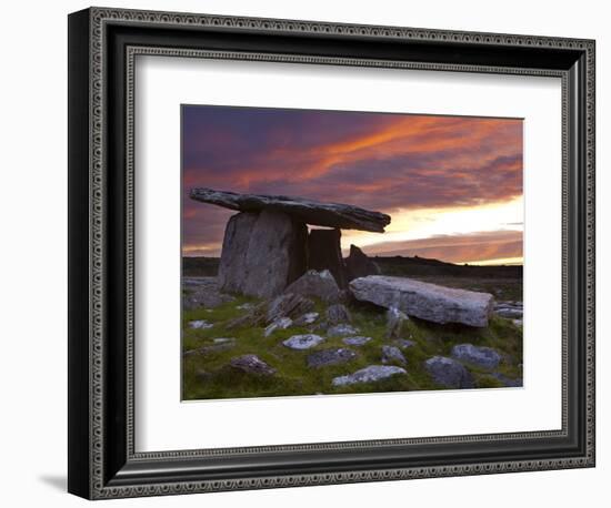 Poulnabrone Dolmen, the Burren, Co, Clare, Ireland-Doug Pearson-Framed Photographic Print