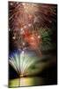 Poulsbo Fireworks III-Kathy Mahan-Mounted Photographic Print