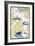 Poulsbo, Washington - Nautical Chart-Lantern Press-Framed Art Print