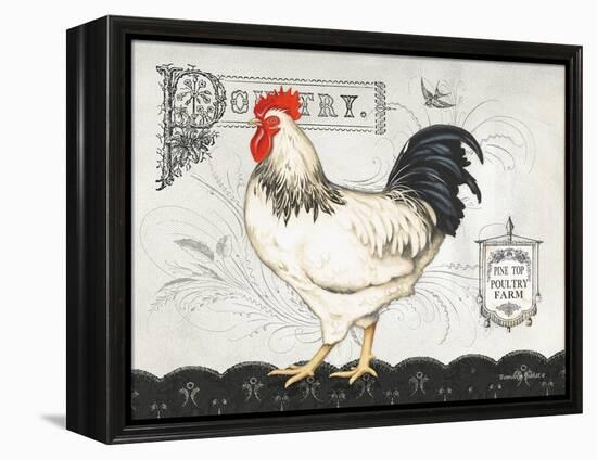 Poultry Farm I-Gwendolyn Babbitt-Framed Stretched Canvas