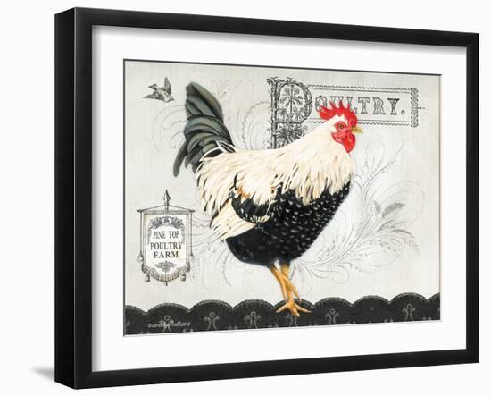 Poultry Farm II-Gwendolyn Babbitt-Framed Art Print