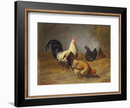 Poultry Feeding-Arthur Fitzwilliam Tait-Framed Giclee Print