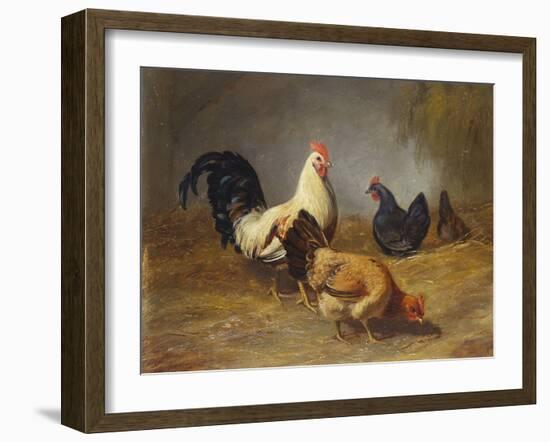 Poultry Feeding-Arthur Fitzwilliam Tait-Framed Giclee Print