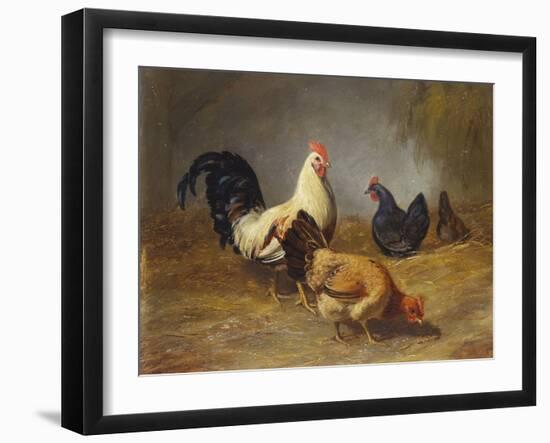 Poultry Feeding-Arthur Fitzwilliam Tait-Framed Giclee Print