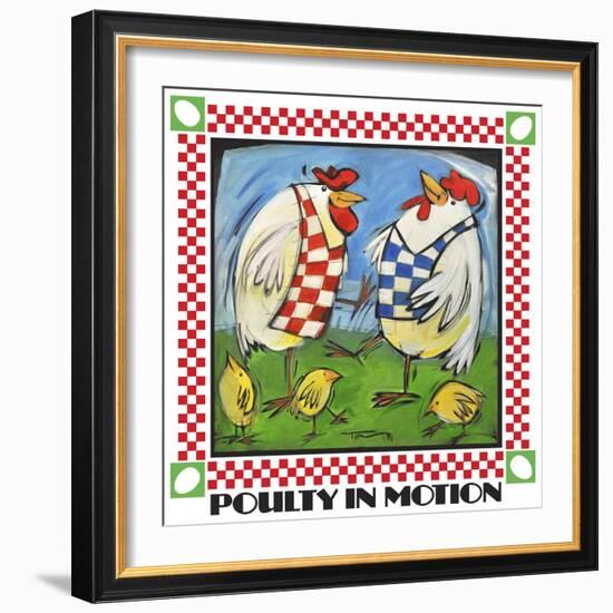 Poultry in Motion Poster-Tim Nyberg-Framed Giclee Print