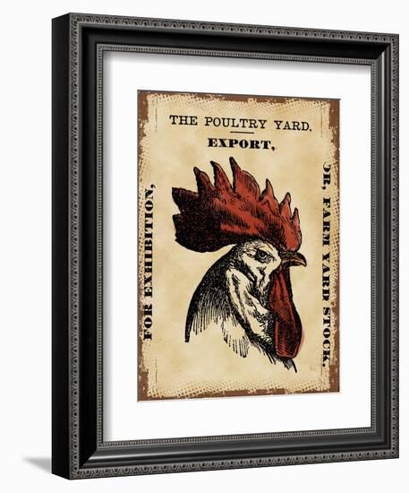 Poultry  Yard-null-Framed Giclee Print