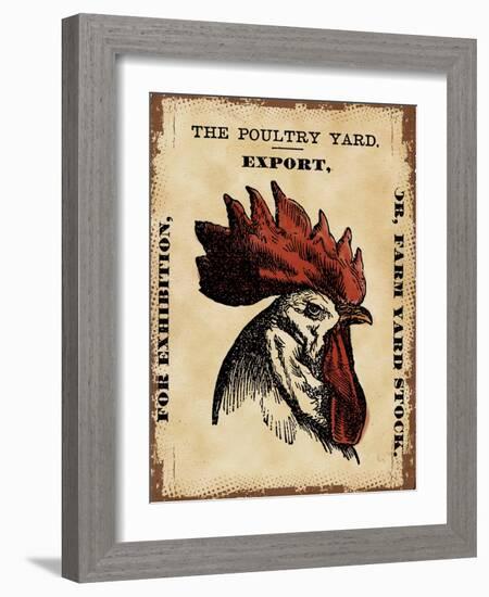 Poultry  Yard-null-Framed Giclee Print