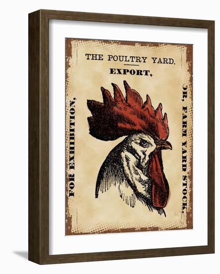 Poultry  Yard-null-Framed Giclee Print