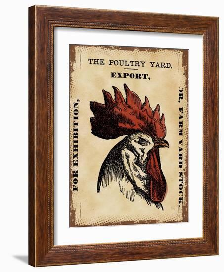 Poultry  Yard-null-Framed Giclee Print