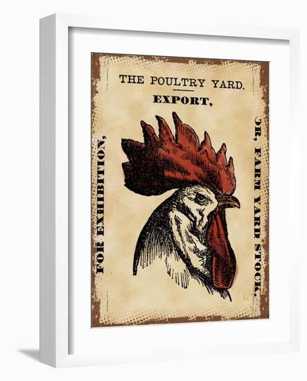 Poultry  Yard-null-Framed Giclee Print