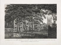 A North East View of the Tower and Lodge of the Archbishop of Canterbury's Palace at Croydon, 1808-Pouncy-Framed Giclee Print