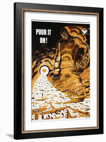 Pour it On! Poster-Garrett Price-Framed Giclee Print