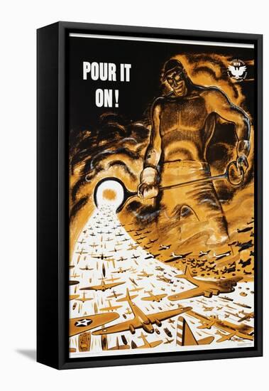 Pour it On! Poster-Garrett Price-Framed Premier Image Canvas