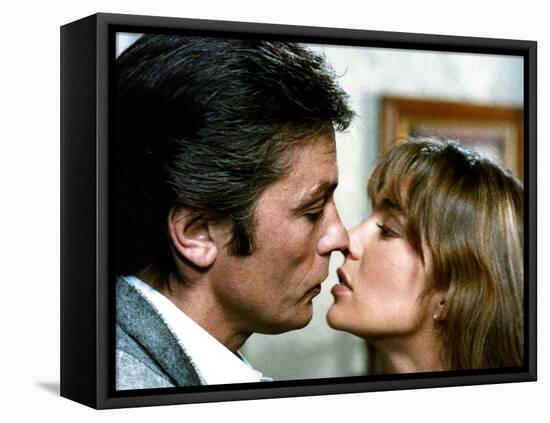 Pour la peau d'un flic by Alain Delon with Alain Delon and Anne Parillaud, 1981 (photo)-null-Framed Stretched Canvas