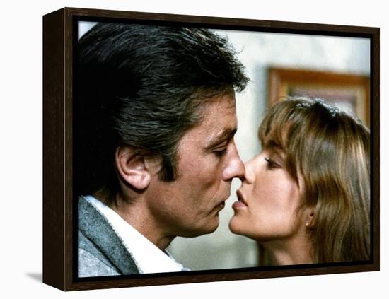 Pour la peau d'un flic by Alain Delon with Alain Delon and Anne Parillaud, 1981 (photo)-null-Framed Stretched Canvas