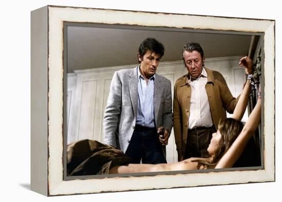 Pour la peau d'un flic by Alain Delon with Alain Delon, Anne Parillaud, Michel Auclair, 1981 (photo-null-Framed Stretched Canvas