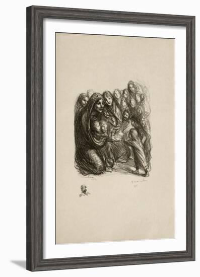 Pour les fillettes des soldats I-Théophile Alexandre Steinlen-Framed Limited Edition