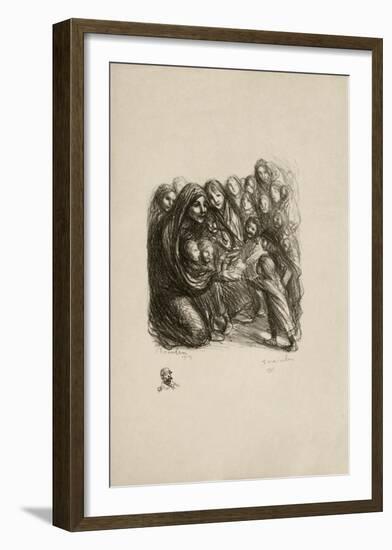 Pour les fillettes des soldats I-Théophile Alexandre Steinlen-Framed Limited Edition