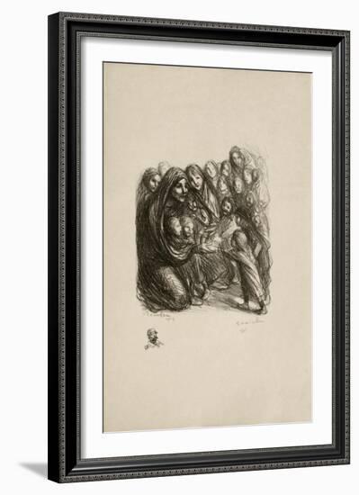 Pour les fillettes des soldats I-Théophile Alexandre Steinlen-Framed Limited Edition