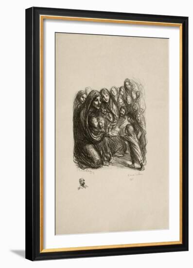 Pour les fillettes des soldats I-Théophile Alexandre Steinlen-Framed Limited Edition