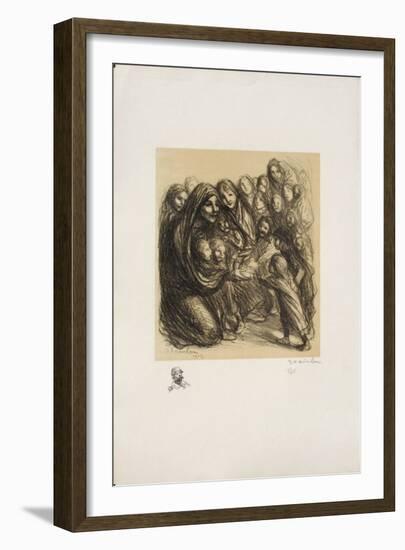 Pour les fillettes des soldats II-Théophile Alexandre Steinlen-Framed Limited Edition