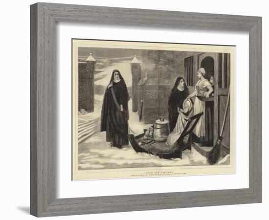 Pour Les Pauvres-William Frederick Yeames-Framed Giclee Print