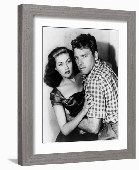 Pour toi j'ai tue CRISS CROSS by RobertSiodmak with Yvonne by Carlo, Burt Lancaster, 1949 (b/w phot-null-Framed Photo