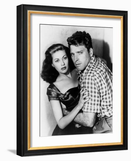 Pour toi j'ai tue CRISS CROSS by RobertSiodmak with Yvonne by Carlo, Burt Lancaster, 1949 (b/w phot-null-Framed Photo