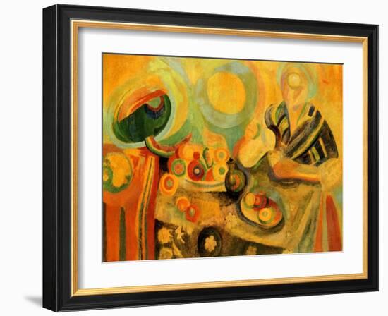 Pouring, 1915-16-Robert Delaunay-Framed Giclee Print