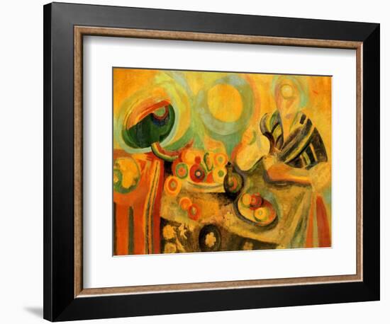 Pouring, 1915-16-Robert Delaunay-Framed Giclee Print