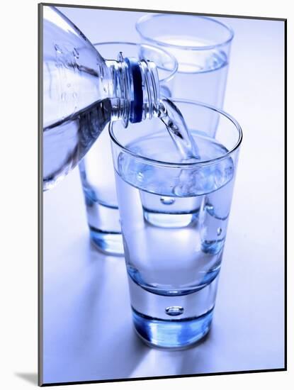 Pouring a Glass of Mineral Water-Regina Hippel-Mounted Photographic Print