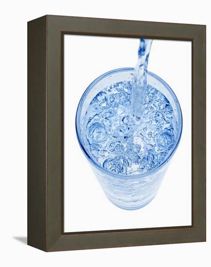 Pouring a Glass of Water-Kröger & Gross-Framed Premier Image Canvas