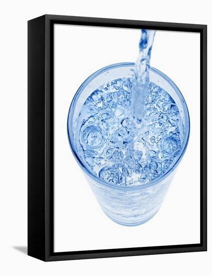 Pouring a Glass of Water-Kröger & Gross-Framed Premier Image Canvas