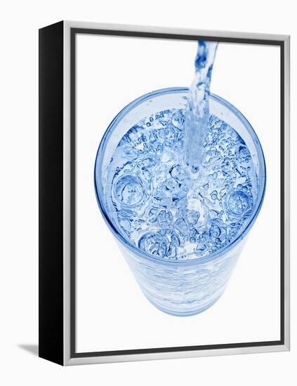 Pouring a Glass of Water-Kröger & Gross-Framed Premier Image Canvas