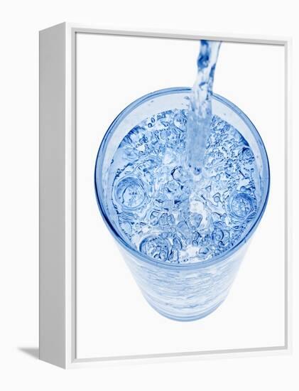 Pouring a Glass of Water-Kröger & Gross-Framed Premier Image Canvas