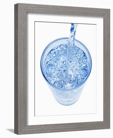 Pouring a Glass of Water-Kröger & Gross-Framed Photographic Print