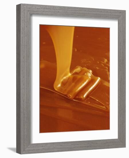 Pouring Caramel Sauce-Colin Erricson-Framed Photographic Print