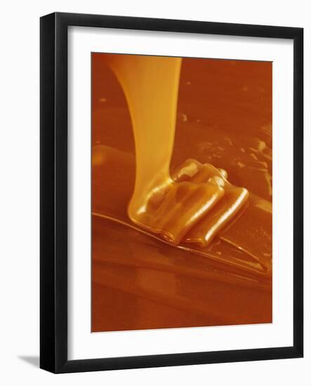 Pouring Caramel Sauce-Colin Erricson-Framed Photographic Print