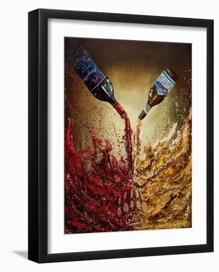 Pouring it Down-Jodi Monahan-Framed Art Print